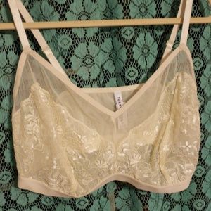 Ivory Lace Bralette